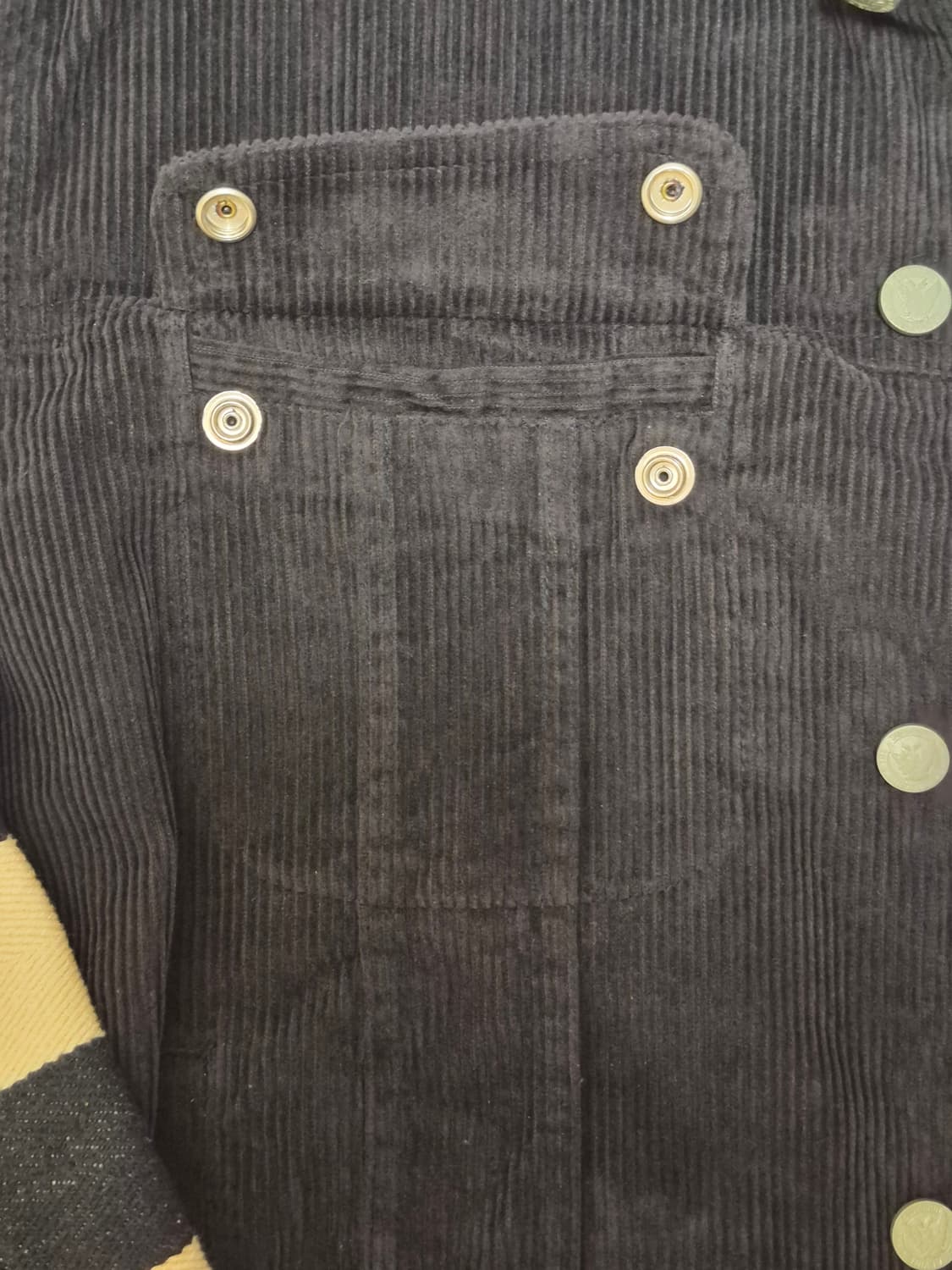 DIAFVINE Racing Stripe Corduroy Trucker 상품이미지5