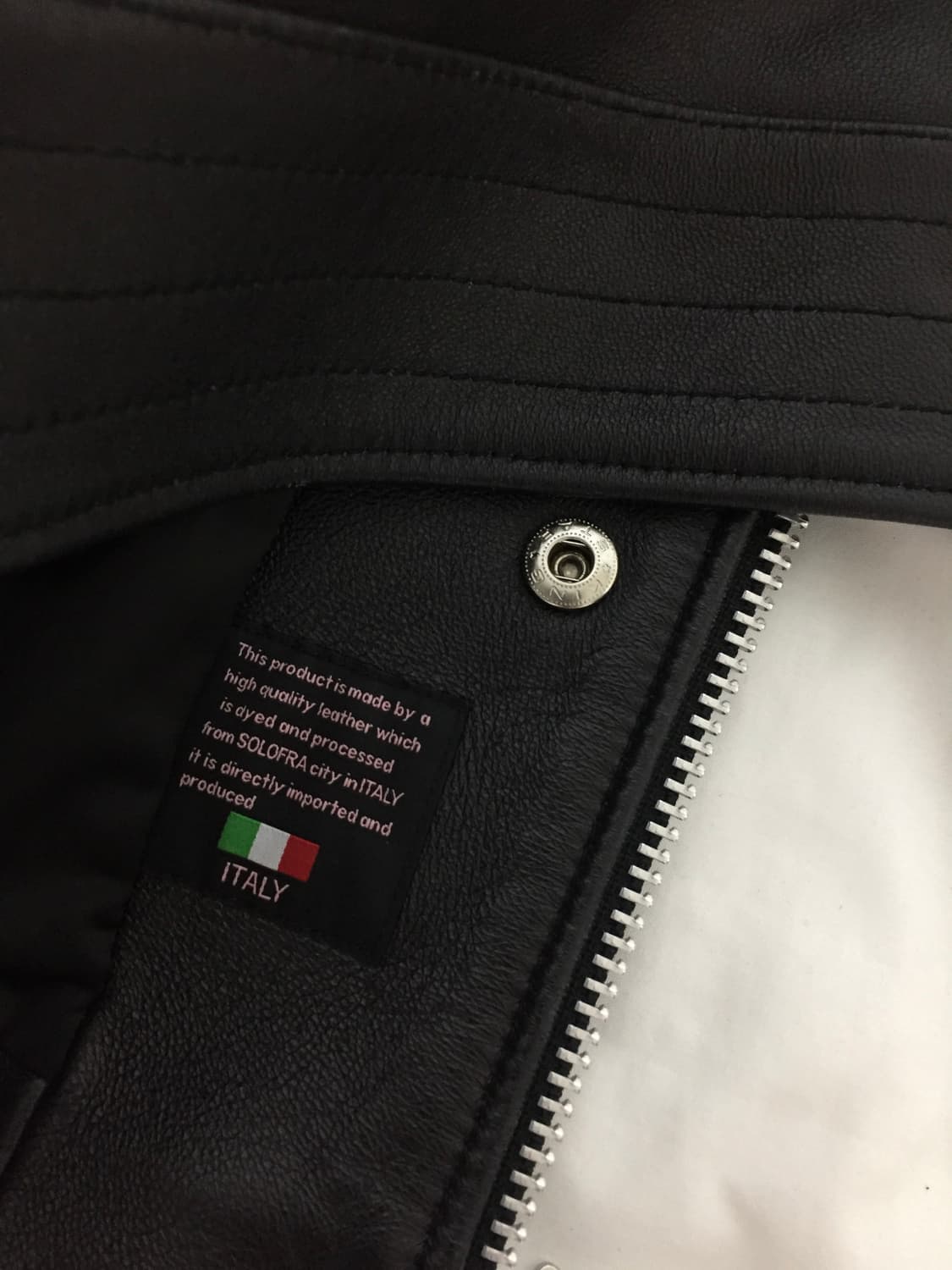 마뗑킴 양가죽 라이더 레더자켓  M 상품이미지4