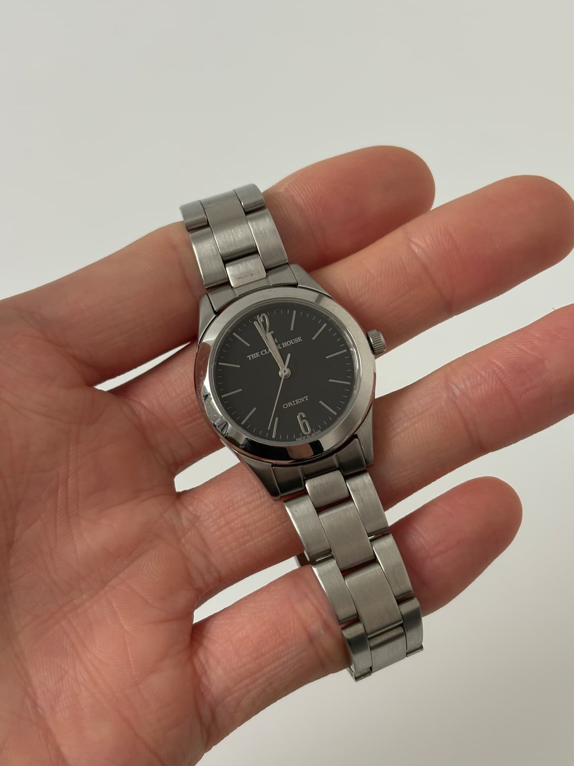 1990s Black Dial Silver Ladies Quartz 상품이미지1