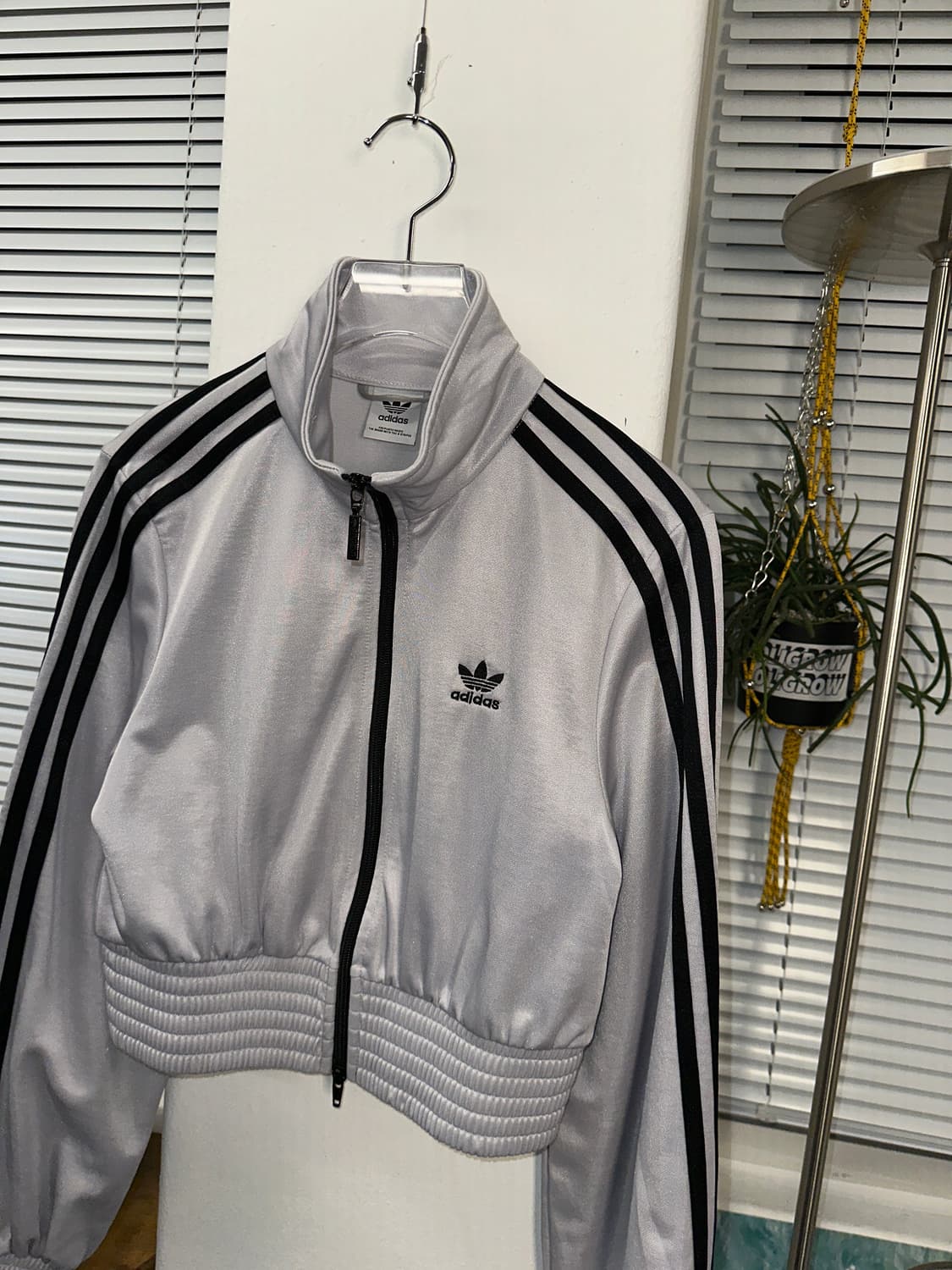 새상품)Adidas아디다스 하이 샤인크롭 져지 트랙탑 s 상품이미지1