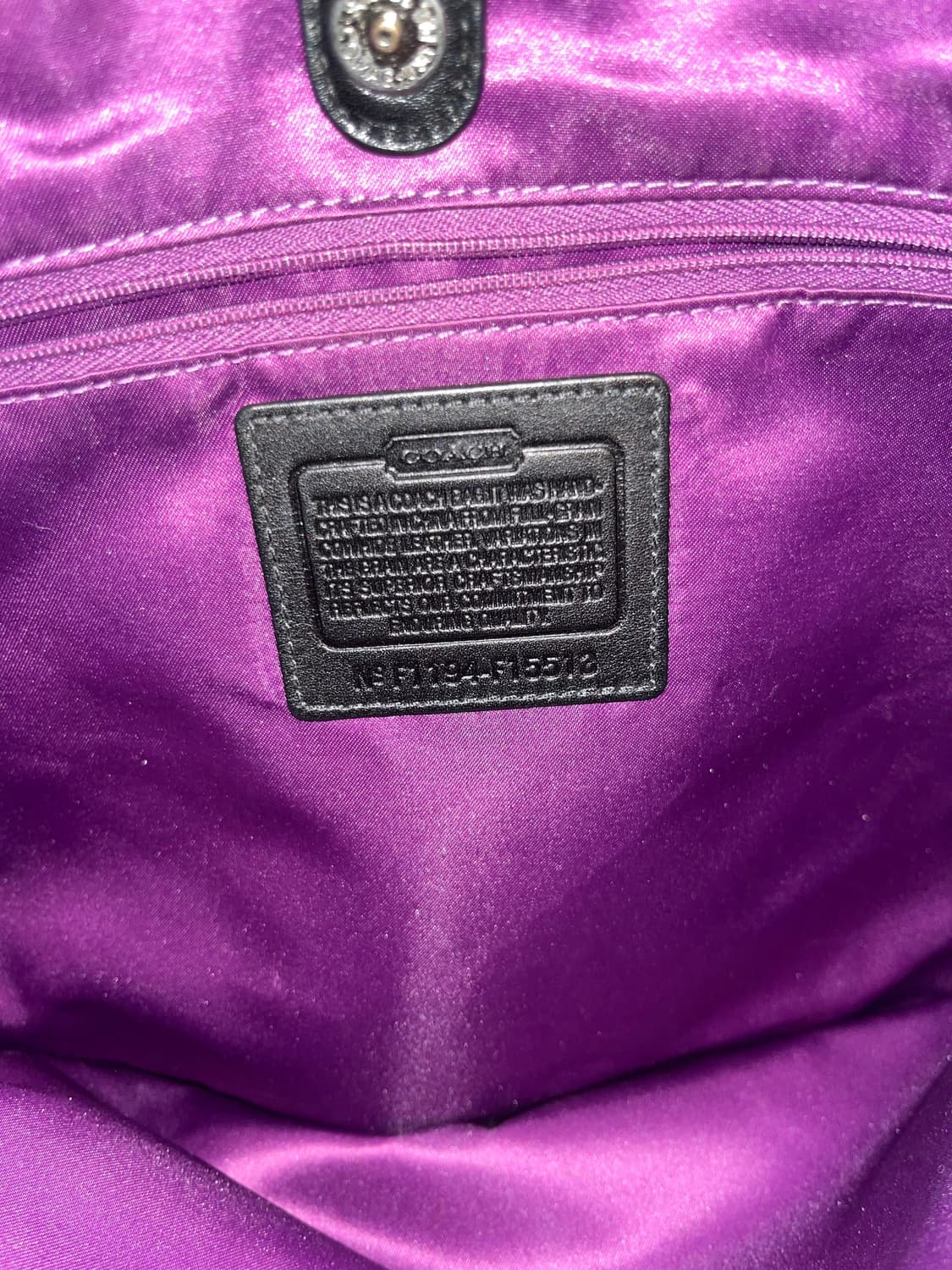  📦Coach Basic allblack shoulder bag 상품이미지9