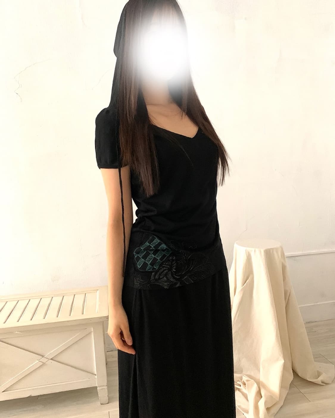 Oriental graphic hooded top 상품이미지4