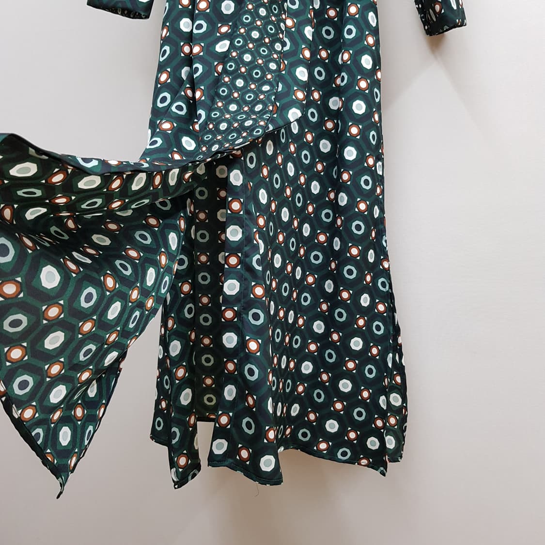 인트렌드 막스마라 셔츠형 벨티드 롱 원피스 IT44사이즈 상품이미지4