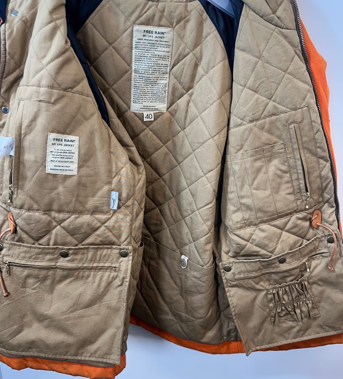 엔지니어드 가먼츠 프리레인 왁싱 후드자켓 (40) 상품이미지8