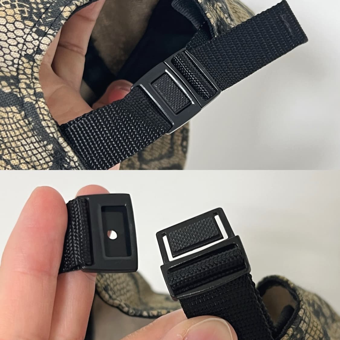 슈프림 2001 황뱀피 5패널 캠프캡 상품이미지7