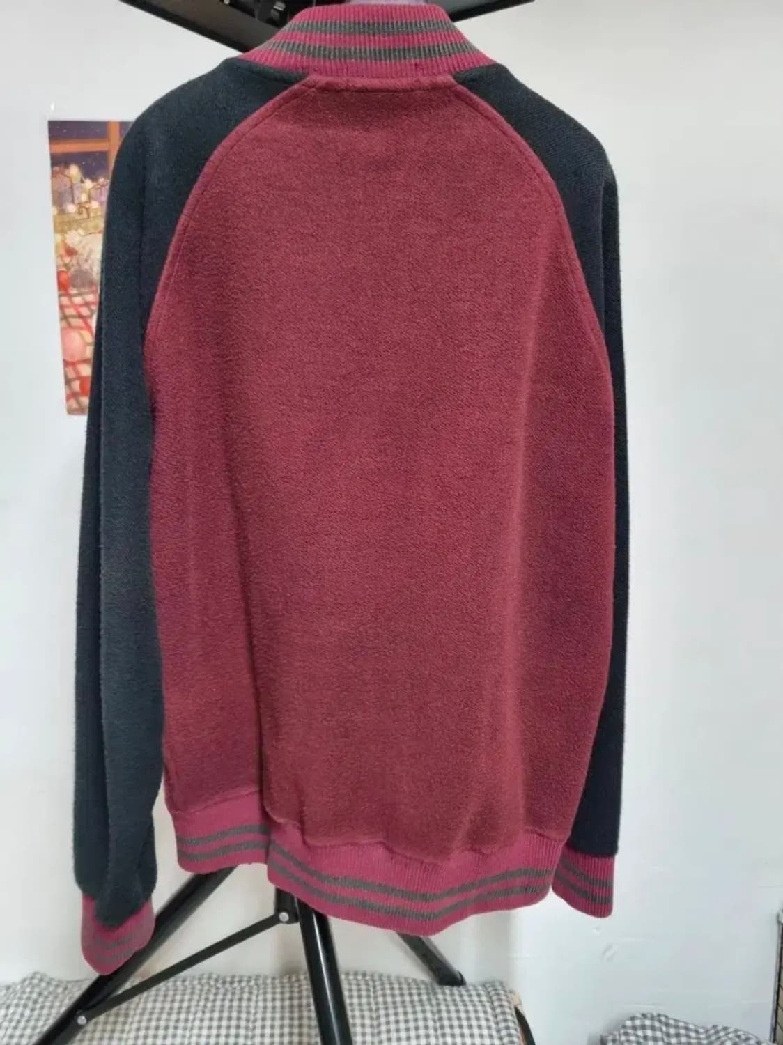 폴로랄프로렌 양털 플리스 베이스볼 바시티 자켓 M 상품이미지2