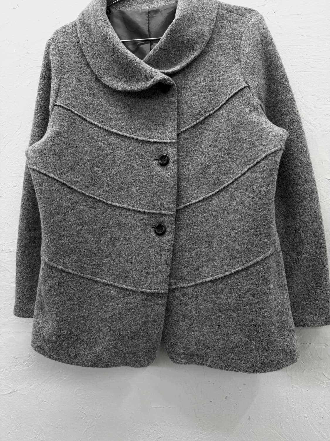 vivi age 버튼 울 자켓 상품이미지2