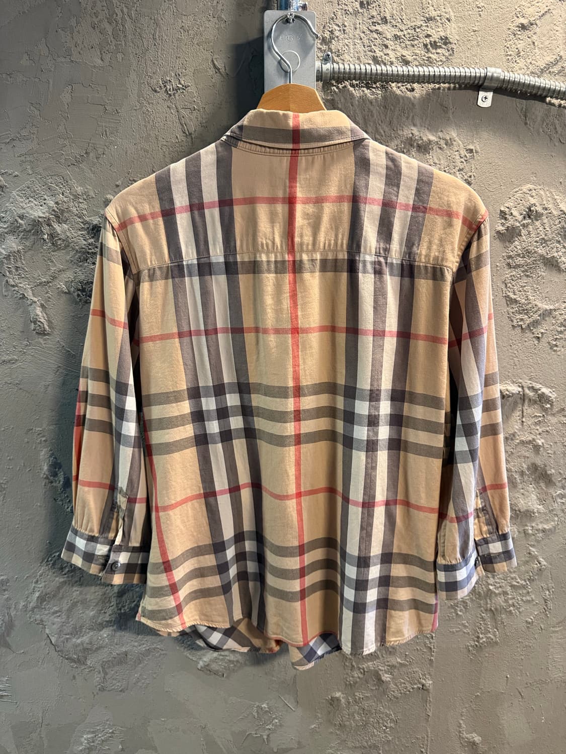 M 버버리BURBERRY 클래식 노바체크 셔츠 베이지 상품이미지7