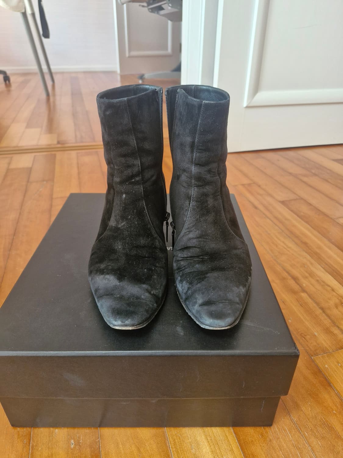 생로랑 바실리아 22 fw 앵클 부츠 스웨이드 265 상품이미지2