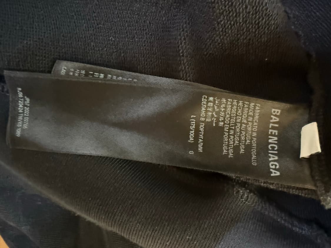 Lsize 발렌시아가 개퍼 후드집업 판매 상품이미지3