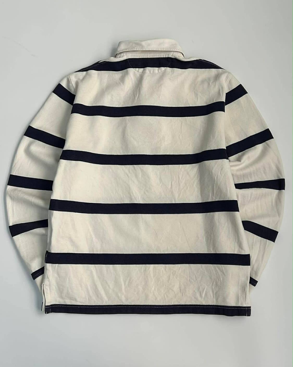 [M] 폴로 랄프로렌 스트라이프 럭비셔츠 카라넥 롱슬리브 상품이미지2