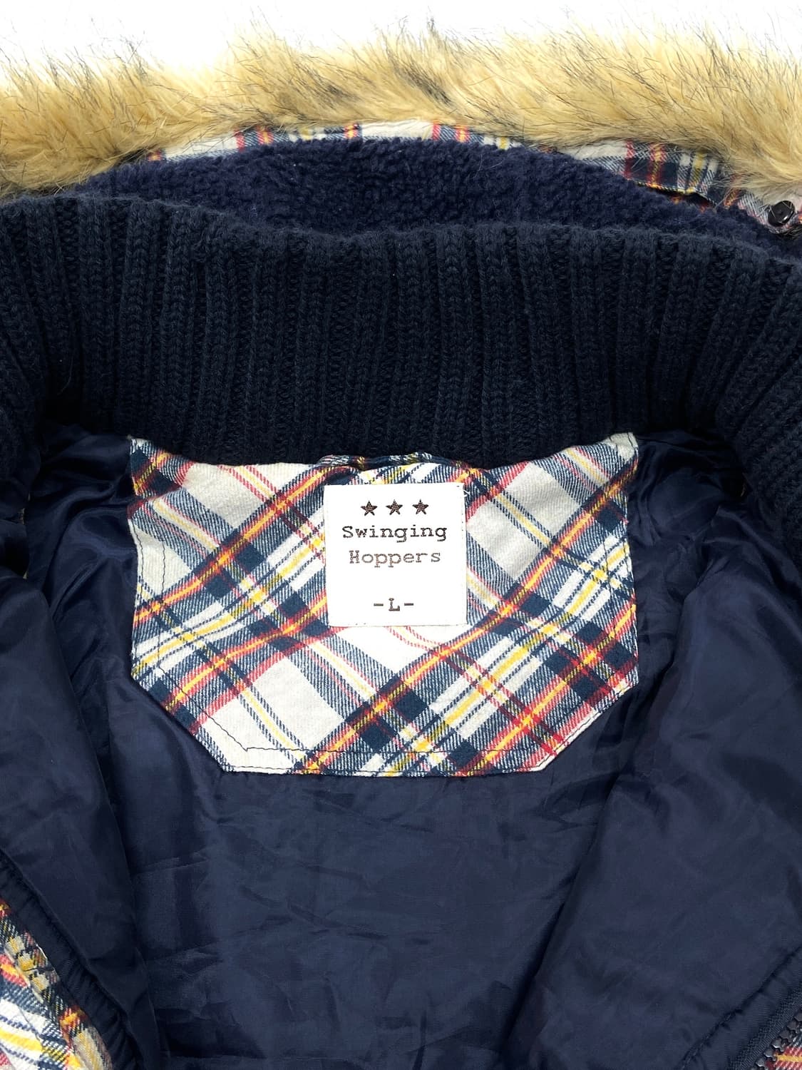 JPN CheCk check vest padding 상품이미지6