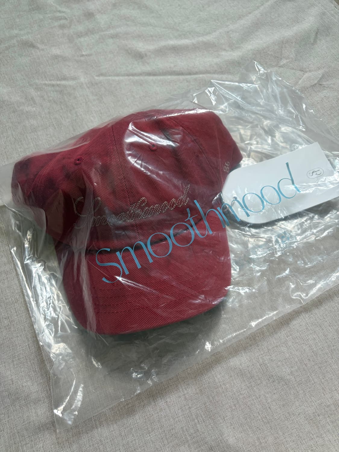 스무드무드 Red Washed Logo Ball Cap 상품이미지7