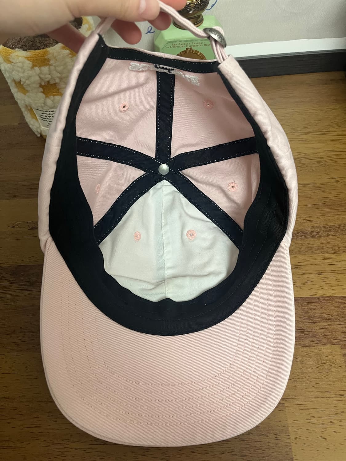 슈프림 오발 6-패널 캡 라이트 핑크 상품이미지3