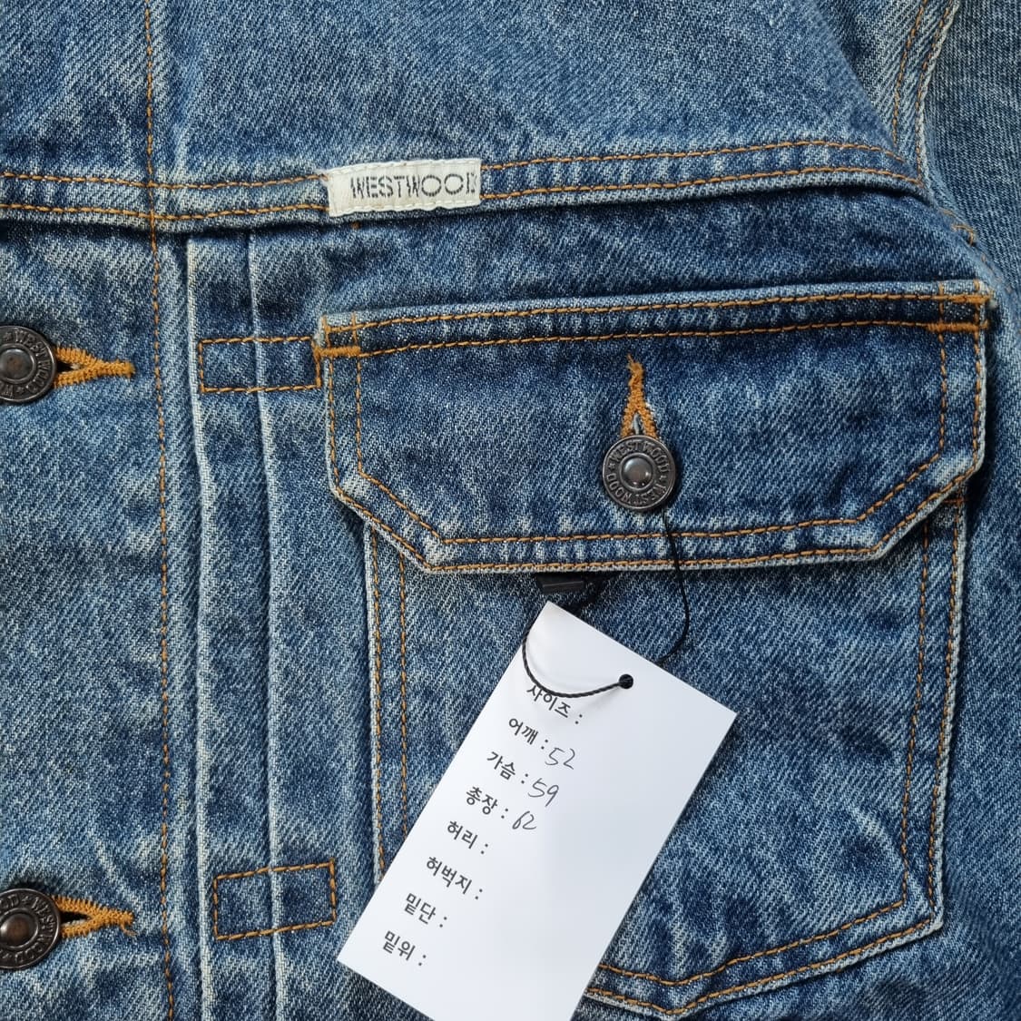 웨스트우드 타입원 데님자켓  상품이미지7