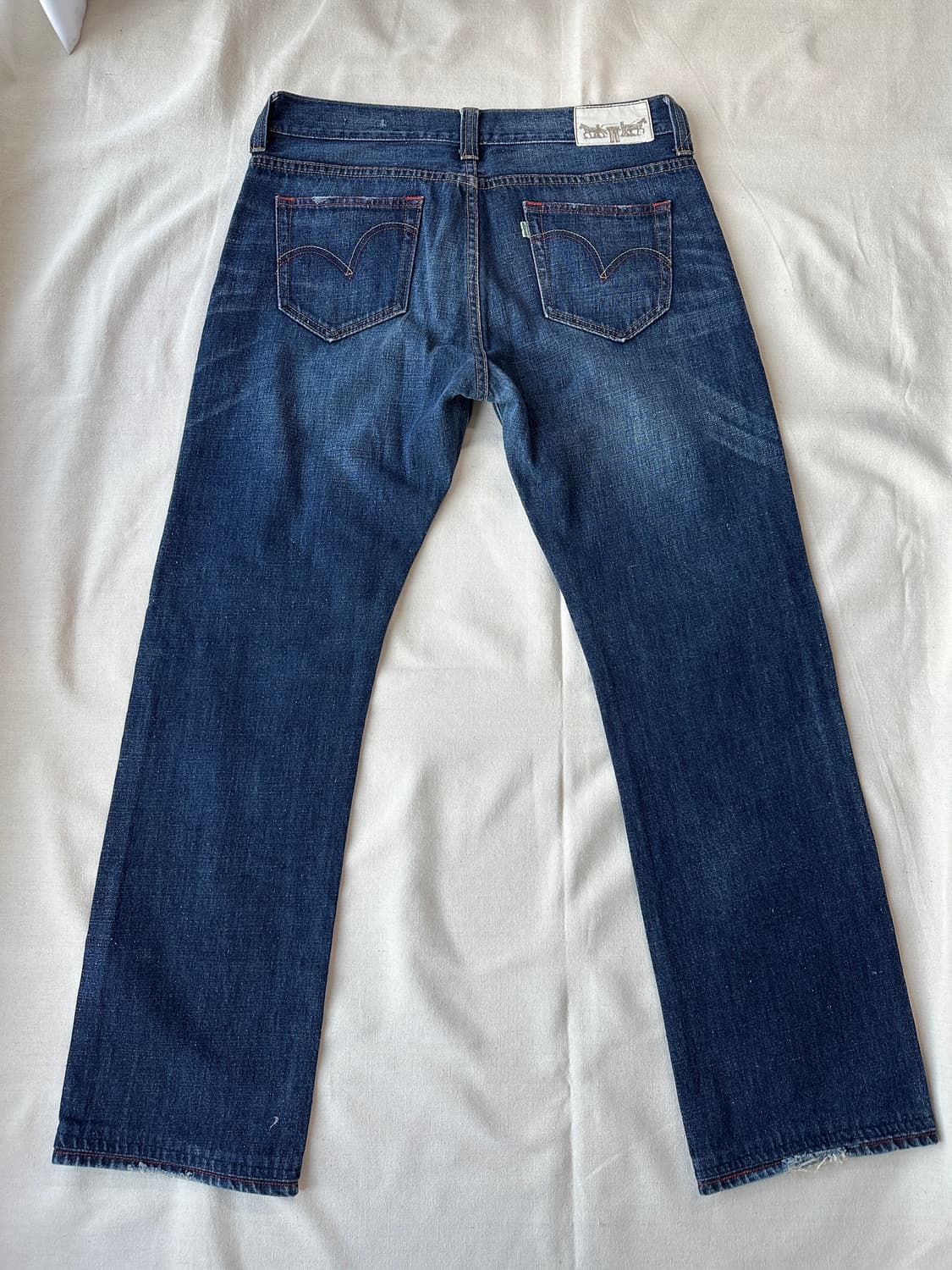 34x33 리바이스 프리미엄 그린탭 워싱진 오다기리죠진 상품이미지6