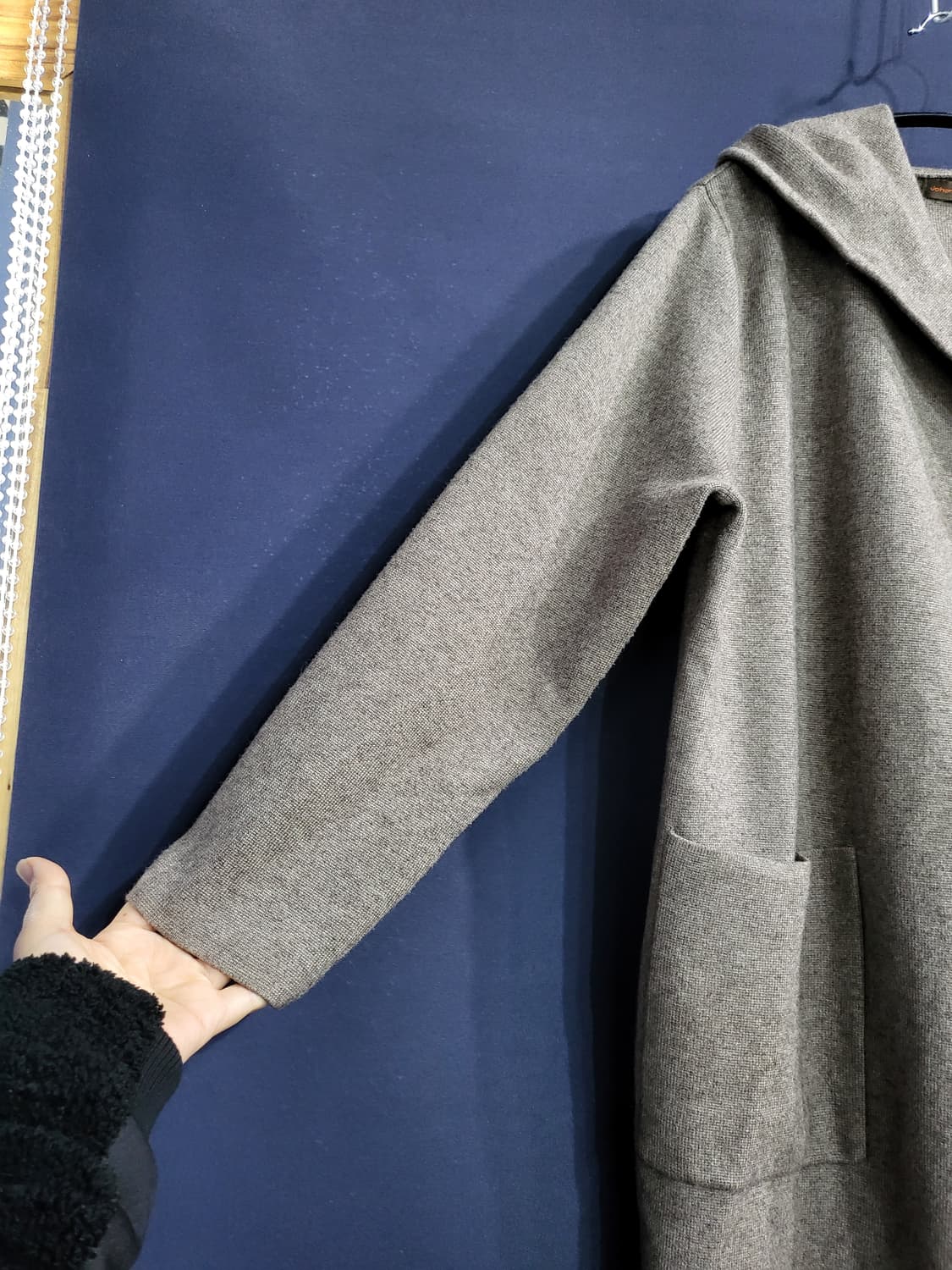 요하넥스 후드 니트가디건 상품이미지3