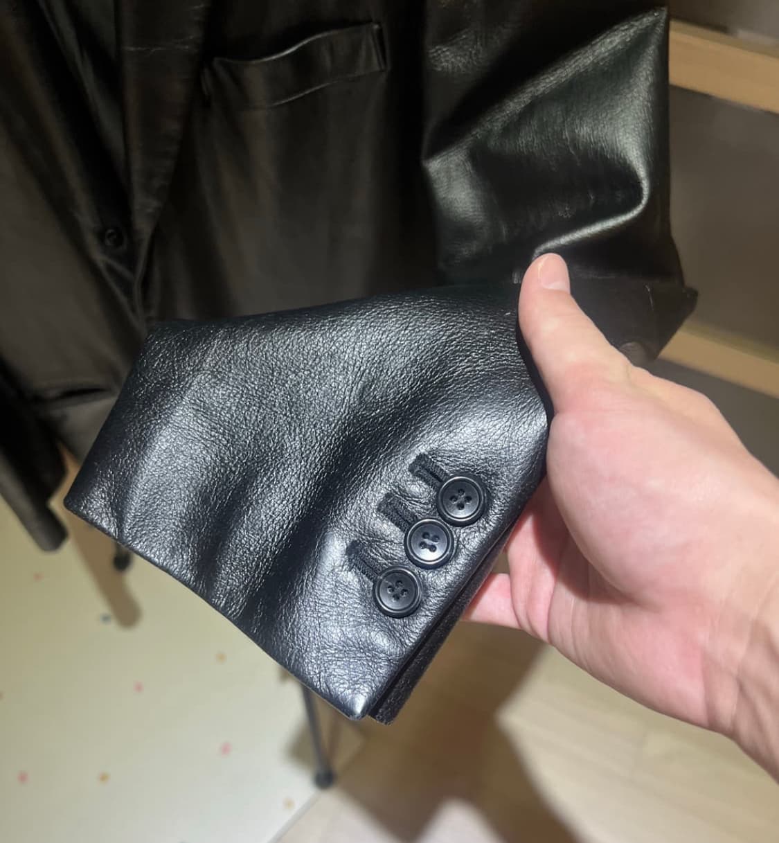 요지야마모토 aar 가죽 블레이저 상품이미지5