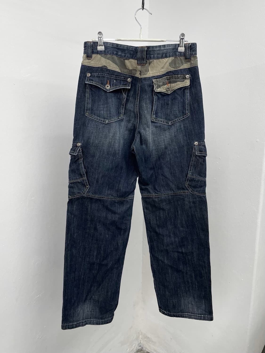 데님 카모 포켓 카고 팬츠 상품이미지4