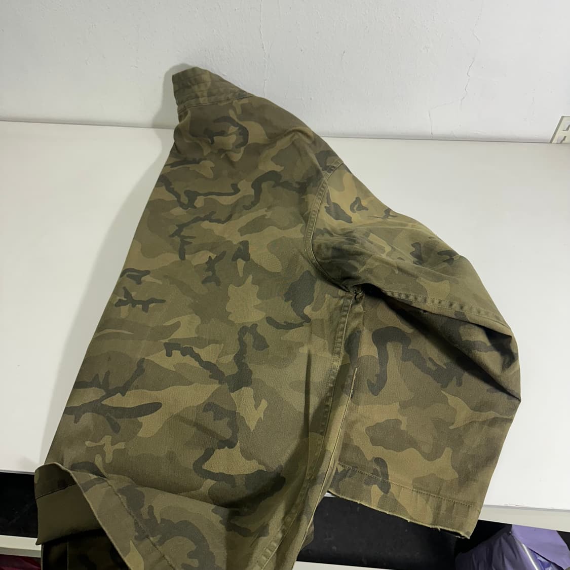 M 자라 맨 카키 카모블라쥬 유카타자켓 상품이미지5