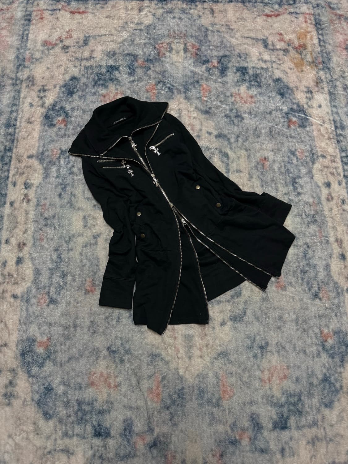 Confidential 00s cross charm gimmick zip 상품이미지1