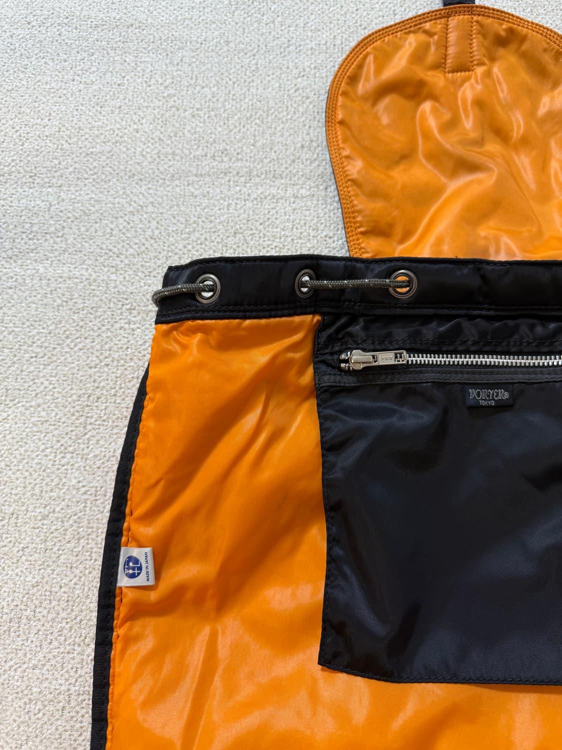 (미사용급) PORTER 포터 탱커 백팩 럭색 지퍼 블랙 상품이미지9