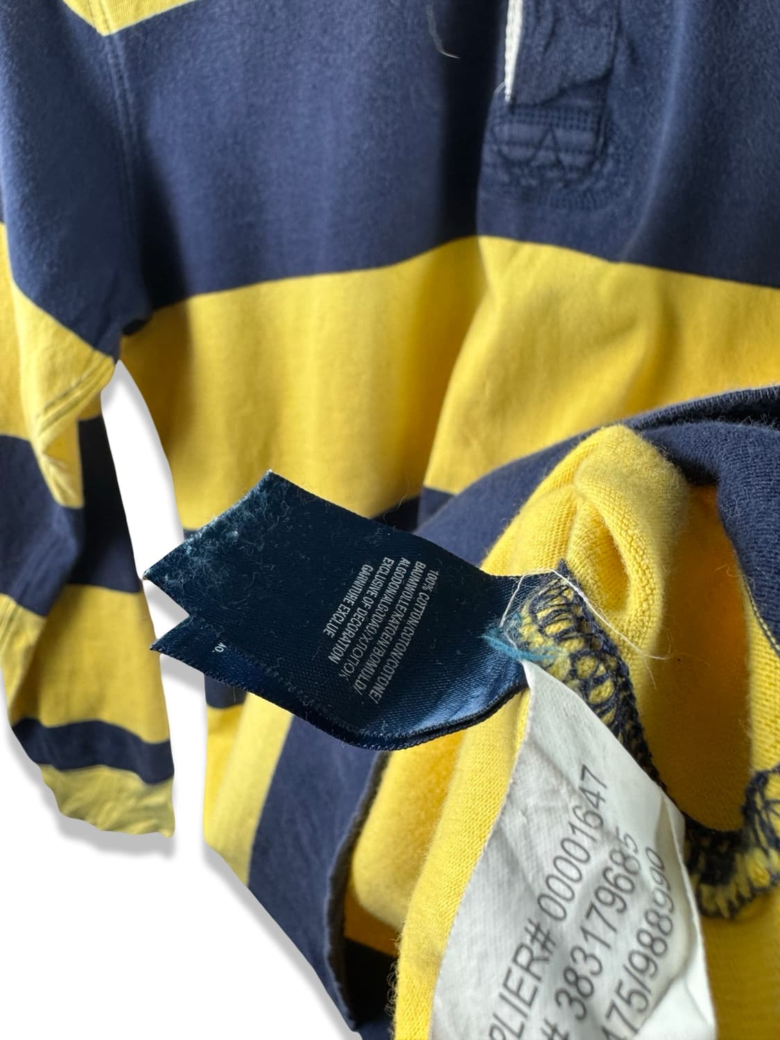 폴로랄프로렌 네이비옐로우 럭비티2679 상품이미지5