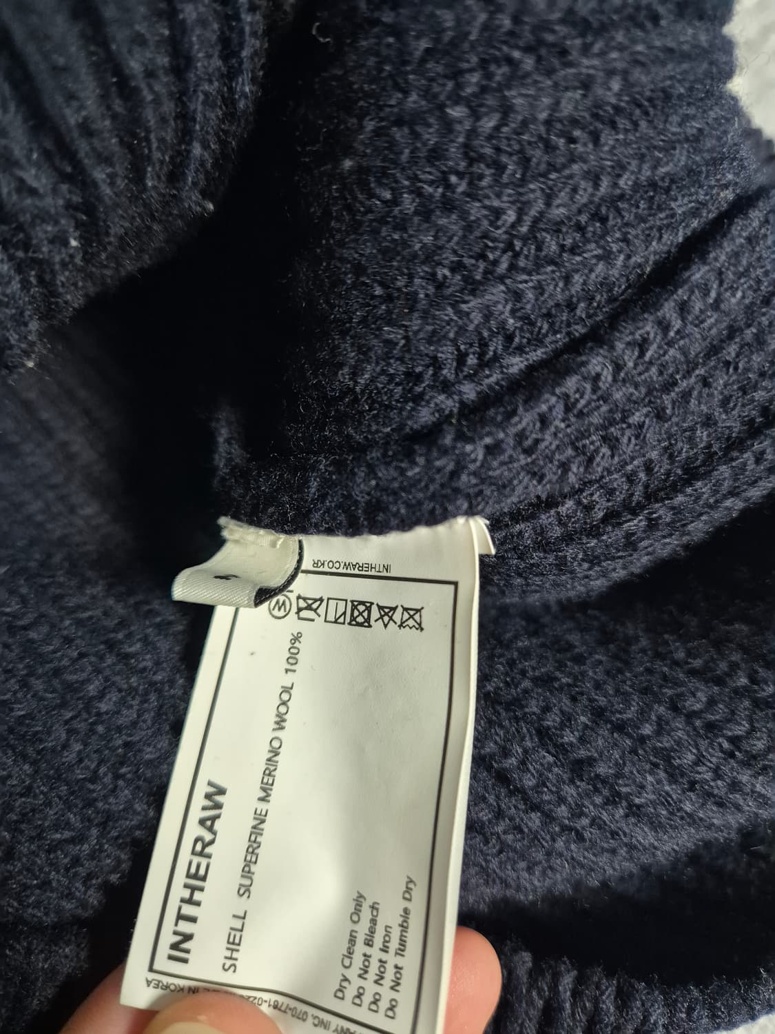 인더로우 풀집업 2 네이비 상품이미지4