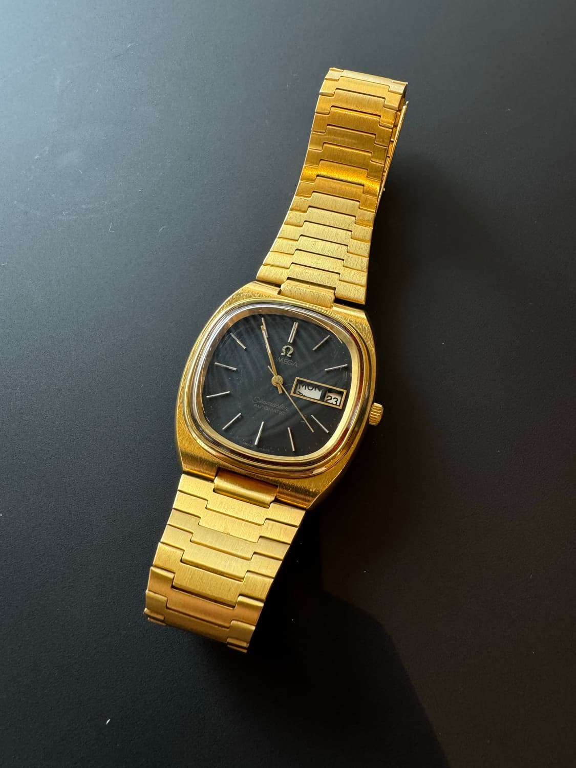 [OMEGA] 오메가 빈티지 씨마스터 테레비 고구마 금장 상품이미지5