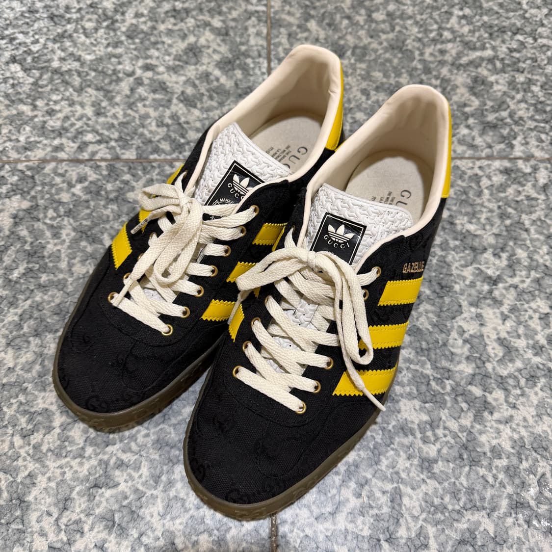 구찌 가젤 블랙/옐로우 9사이즈 상품이미지1