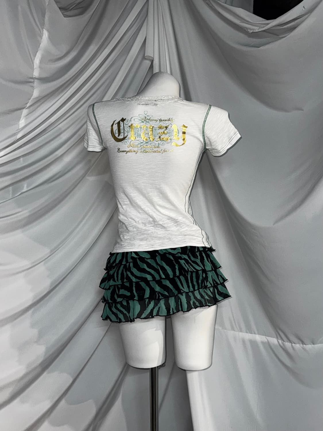 예약중)엑시즈팜 민트 지브라갸루 코디세트 상품이미지4