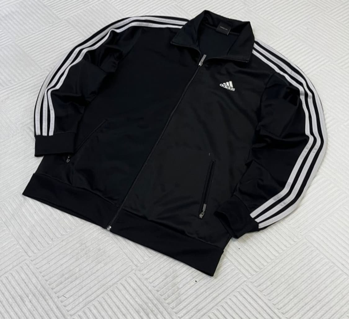 아디다스 블랙 검정 트랙탑 져지집업 105/XL 상품이미지1