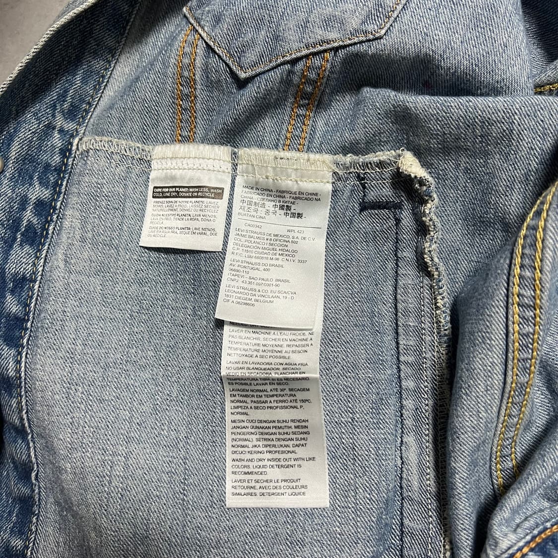 [M] 리바이스 프리미엄 빅E 데님 청자켓 트러커자켓 상품이미지5