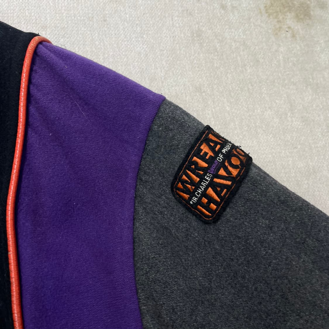 105 나이키 90s 찰스 바클리 릭헤벅 울 바시티 자켓 상품이미지4