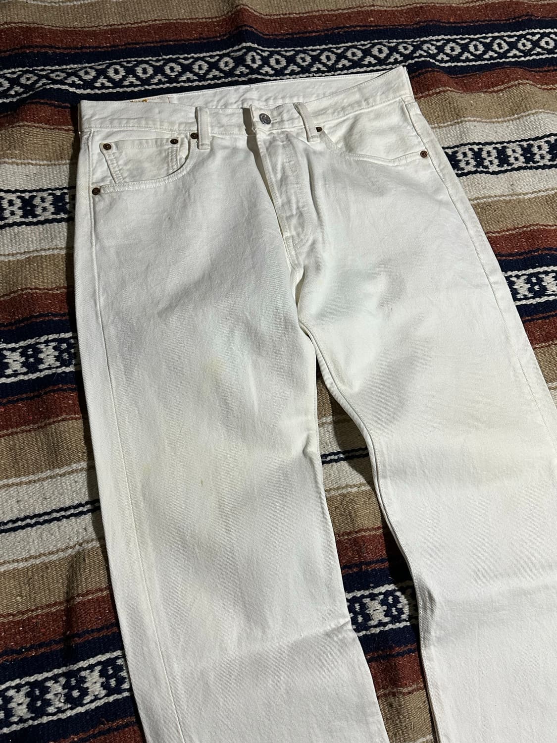 [리바이스] •Levi’s 501 White Denim 상품이미지3