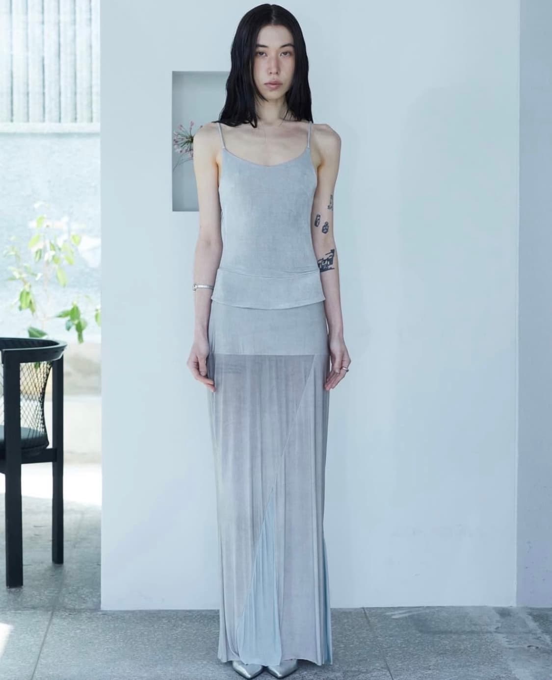 퍼스널랭귀지 drop skirt 25ss 구해요 상품이미지1