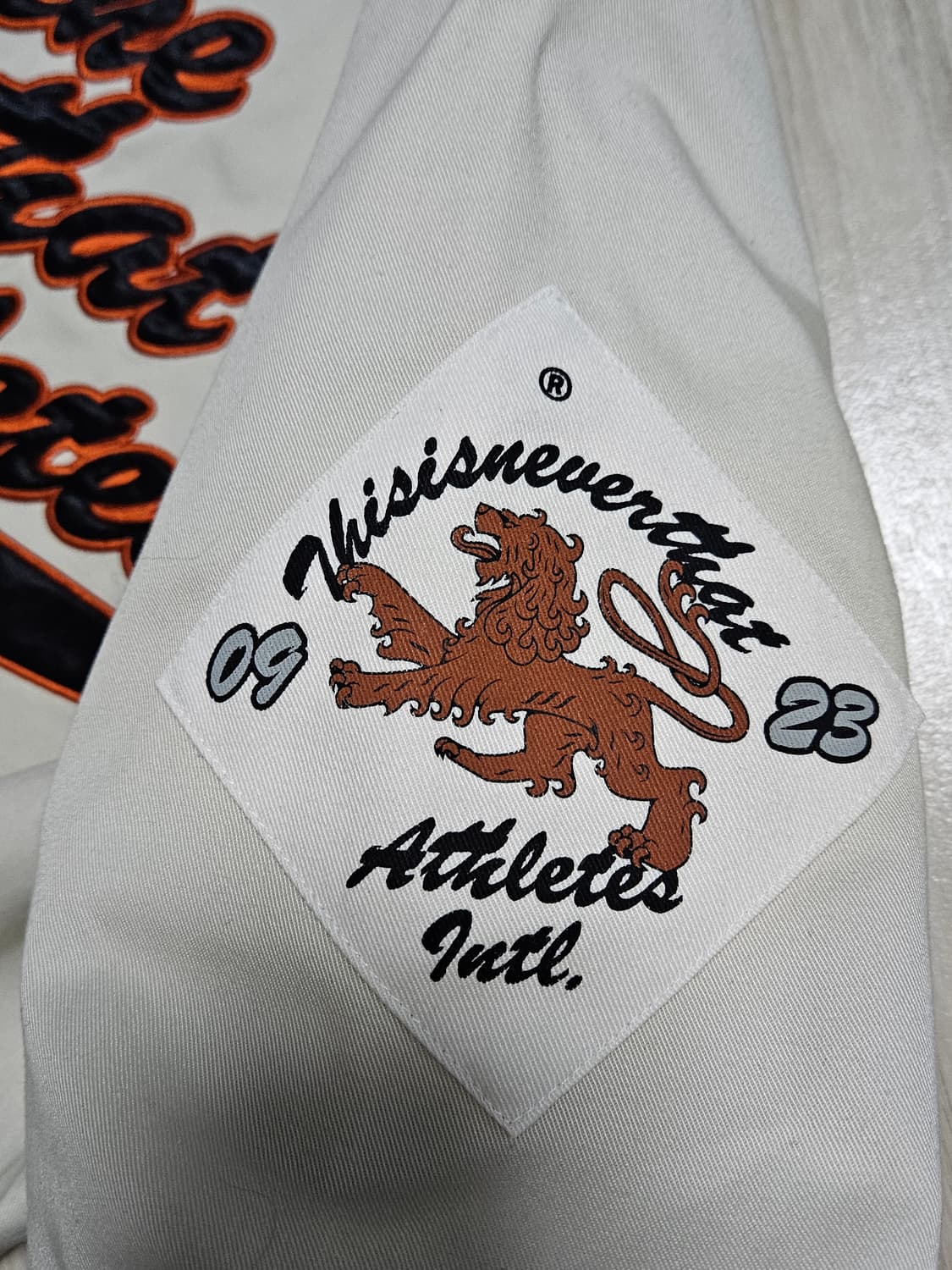 디스이즈네버댓 베이스볼 져지 판매합니다 상품이미지3