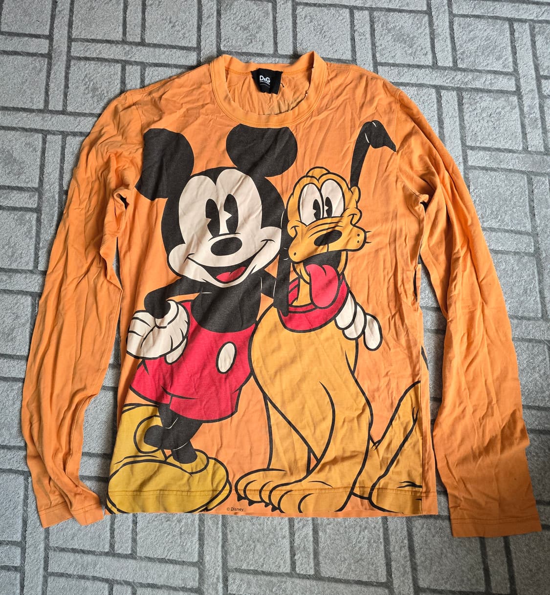 돌체앤가바나 미키마우스&플루토(Mickey&Pluto) 롱슬리브 46사이 상품이미지1