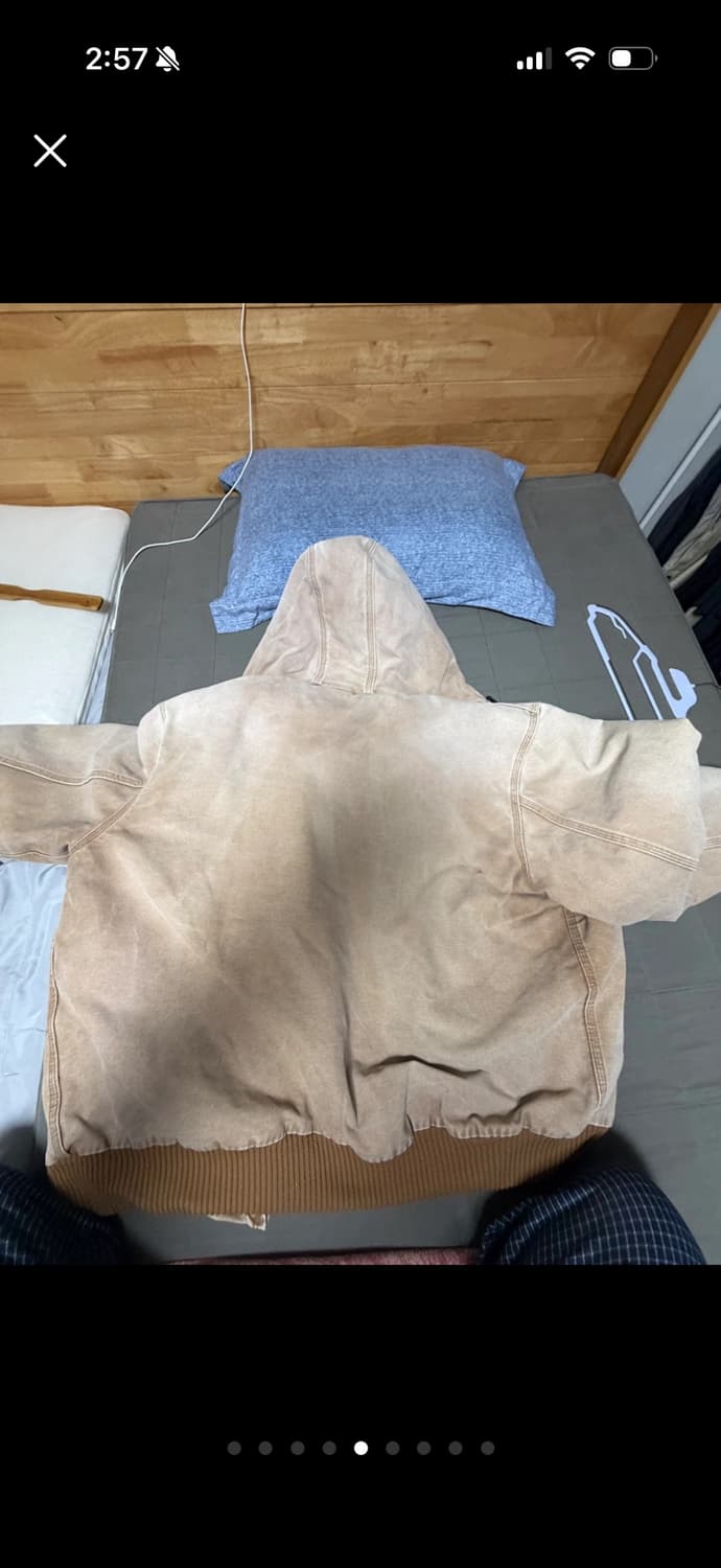 [XL] 칼하트 J130 BRN 액티브 자켓 (착샷O) 상품이미지5