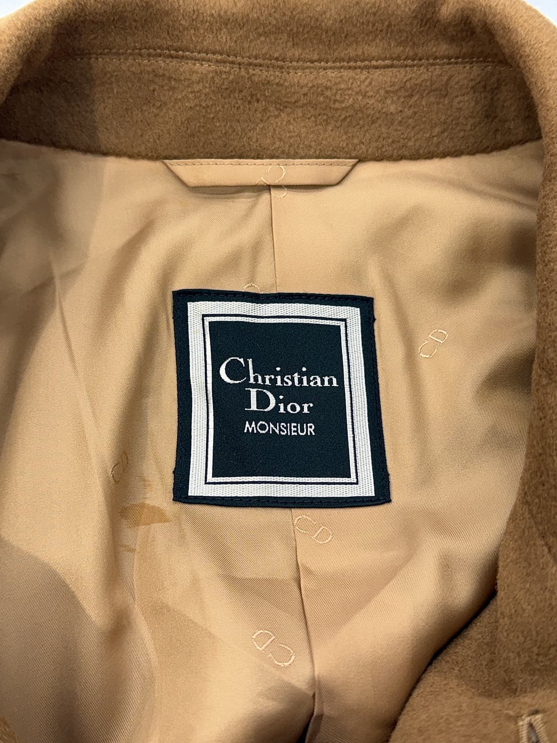 크리스찬 디올 무슈 카멜 퓨어 울 발마칸 롱 코트 상품이미지6