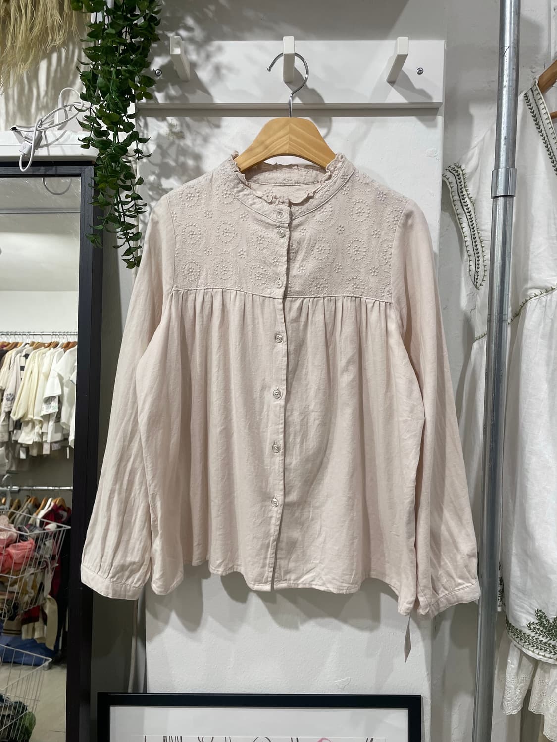 bellmount soft pink blouse 상품이미지8