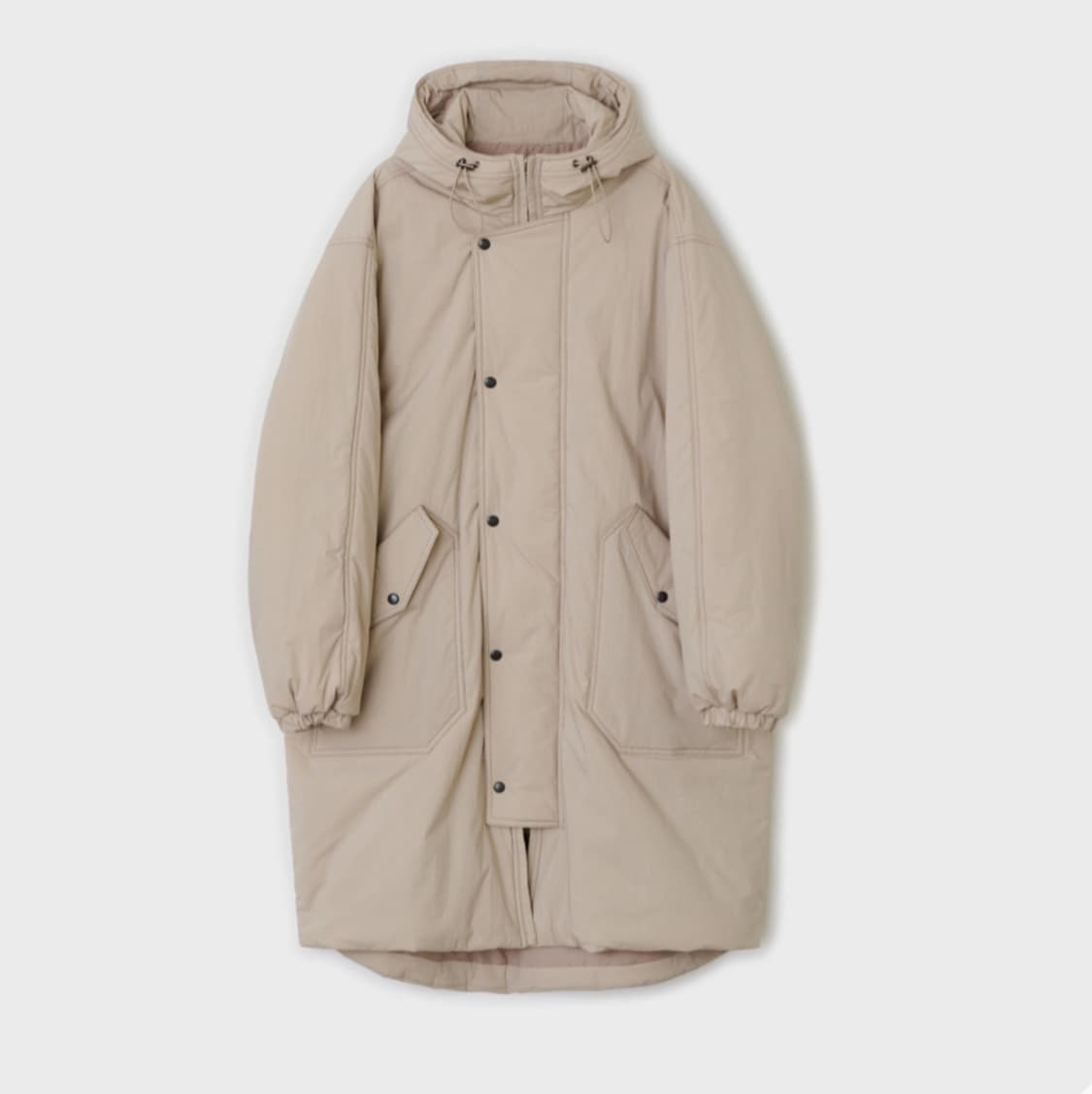 [S] 벨리에 가르송 패디드 파카 베이지 상품이미지1