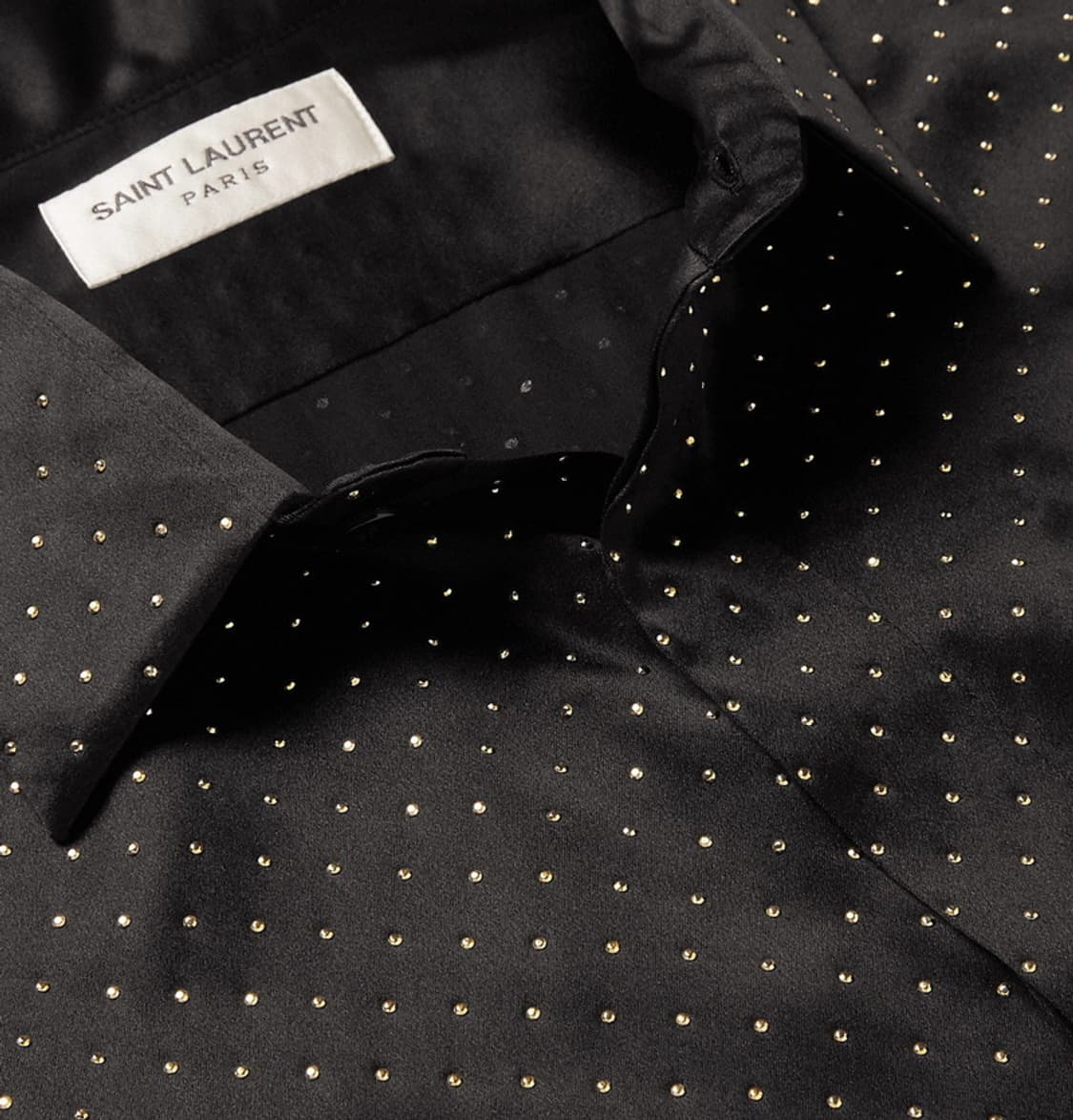 [BTS 지민님 착용] 생로랑 20ss 스터드 실크 셔츠 상품이미지5