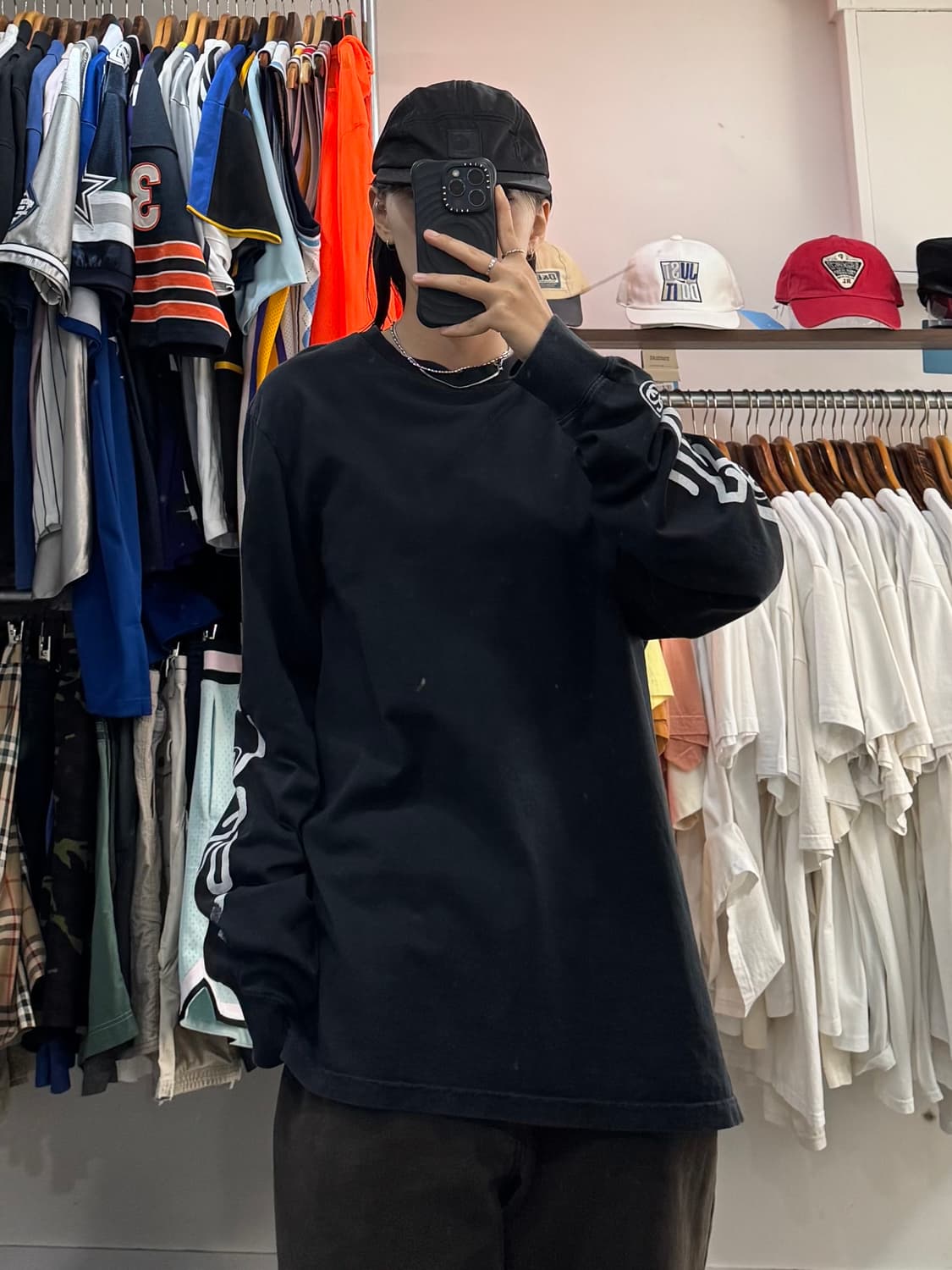 스투시 암 스펠아웃 롱슬리브 상품이미지7