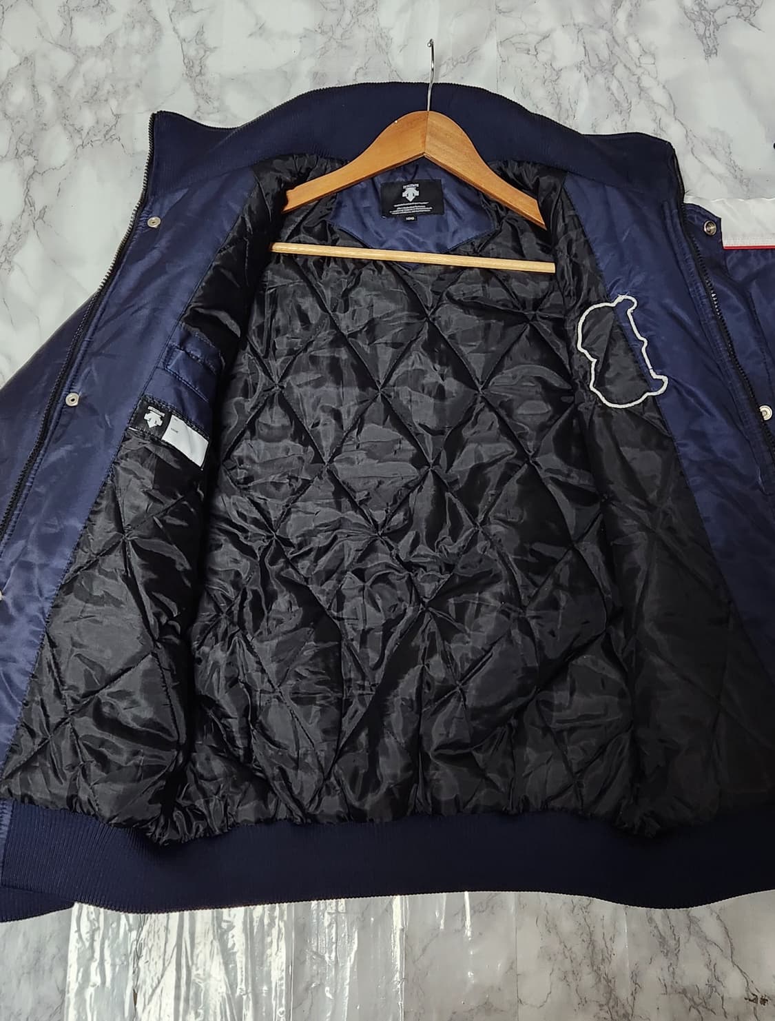 데상트 보스턴 선수지급용 누빔 퀄팅 점퍼 자켓 34번 상품이미지6