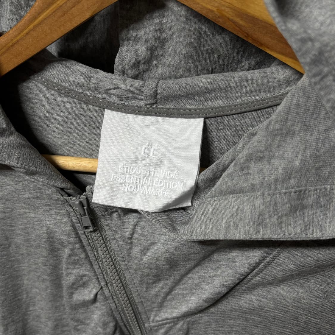 ee nouvmaree curved hoodie zip-up 상품이미지2