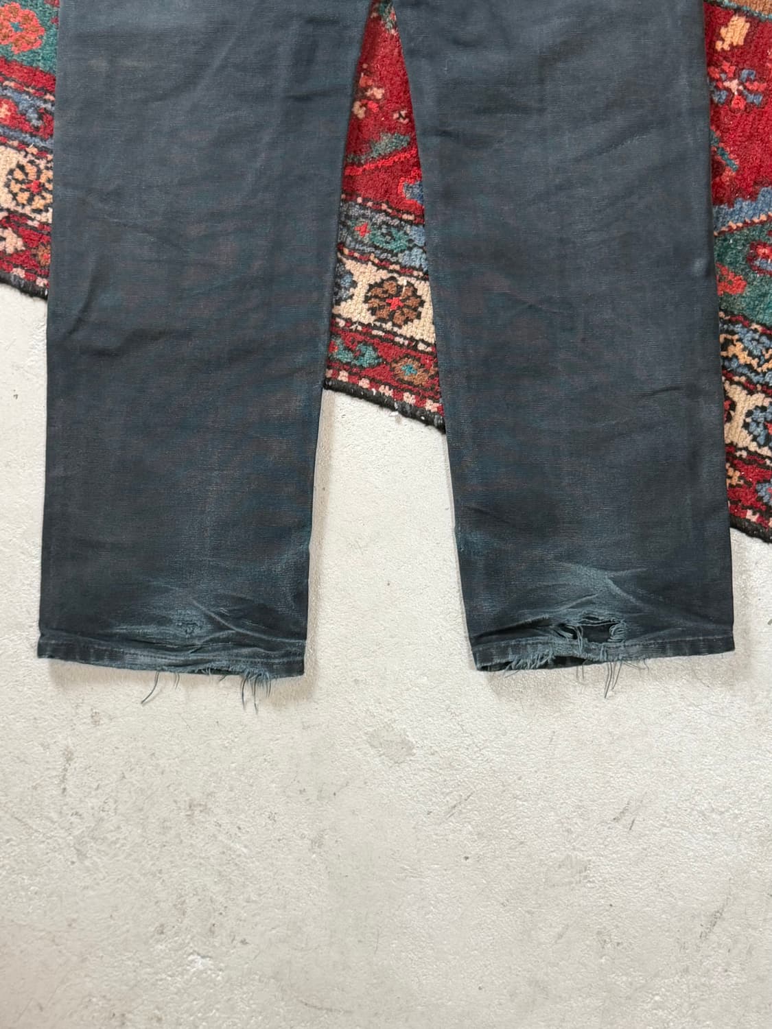 OG USA Made 칼하트 B01 더블니 블랙 칼하트 썩블니 카펜터 상품이미지8