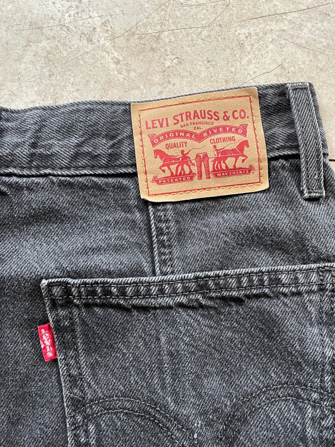 리바이스 데님 롱 스커트 상품이미지3