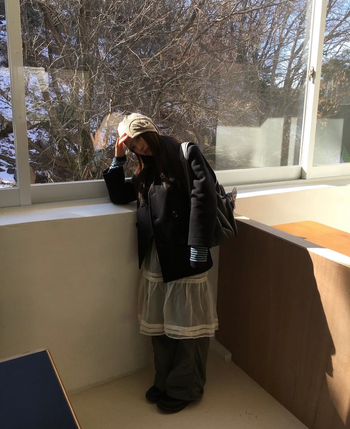 빈티지 라코스테 하프 코트 상품이미지7