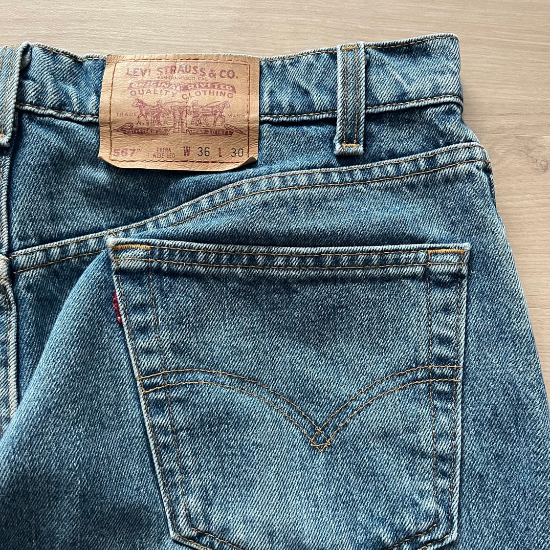 [36X30] 90s 빈티지 리바이스 567 상품이미지5